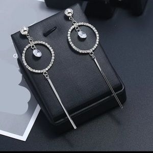 Crystal Rhinestone Drop Earrings for ladies